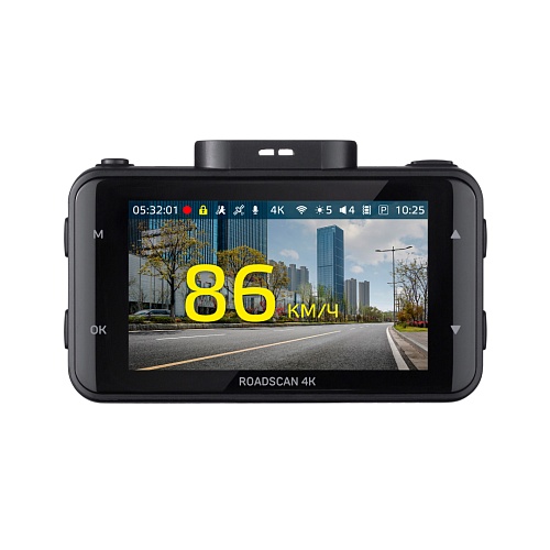 Видеорегистратор без базы камер iBOX RoadScan 4K WiFi Dual